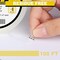 4Packs Clear Floral Tape - 1/4 inches Wide Floral Vase Tape, Clear Waterproof Floral Tape for Fresh Flower Bouquets and Flower Arrangements Crafts (0.25inch*4Packs), 0.25inch*4Pack